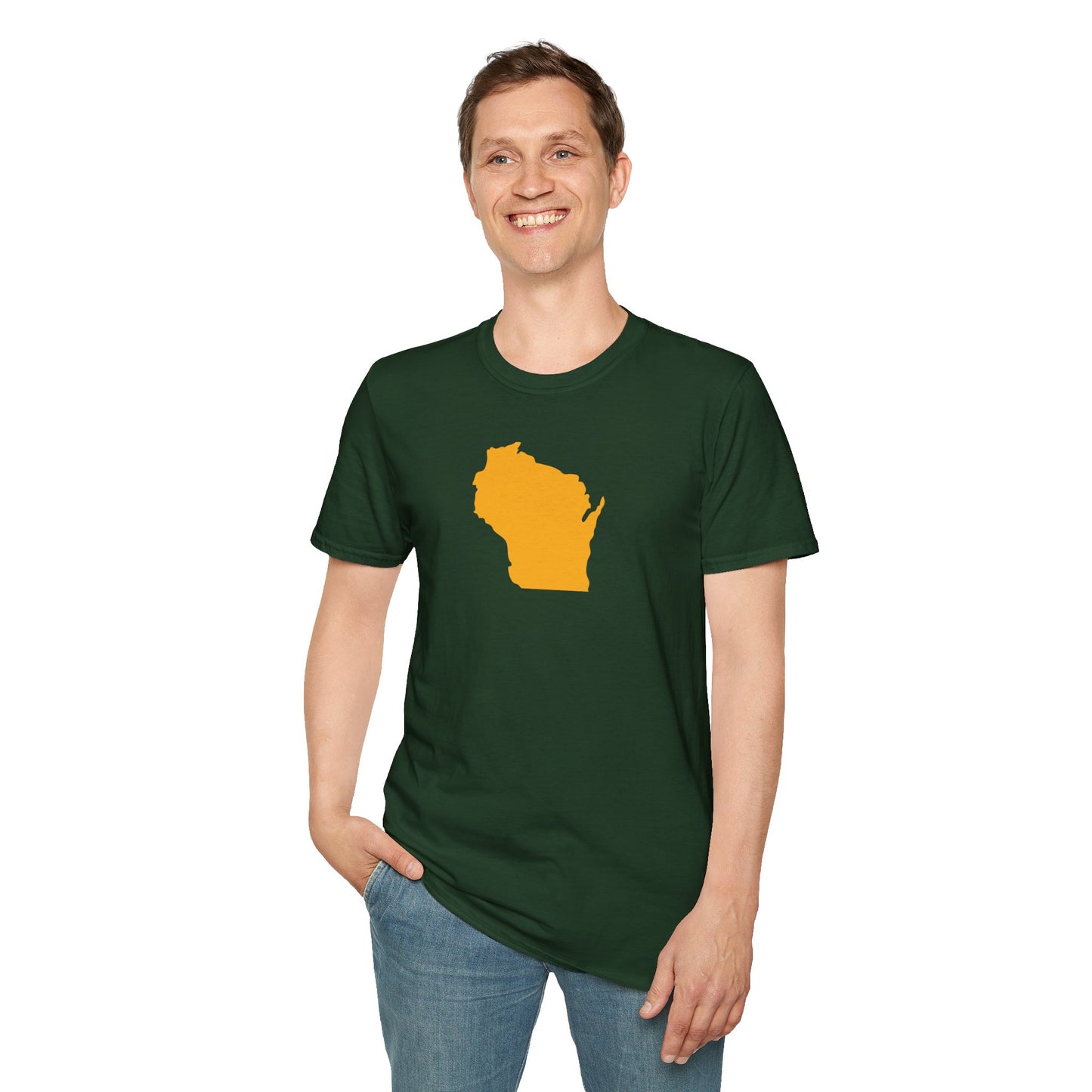 Green Bay Pro Football Unisex Softstyle T-Shirt - Casual State Pride Tee
