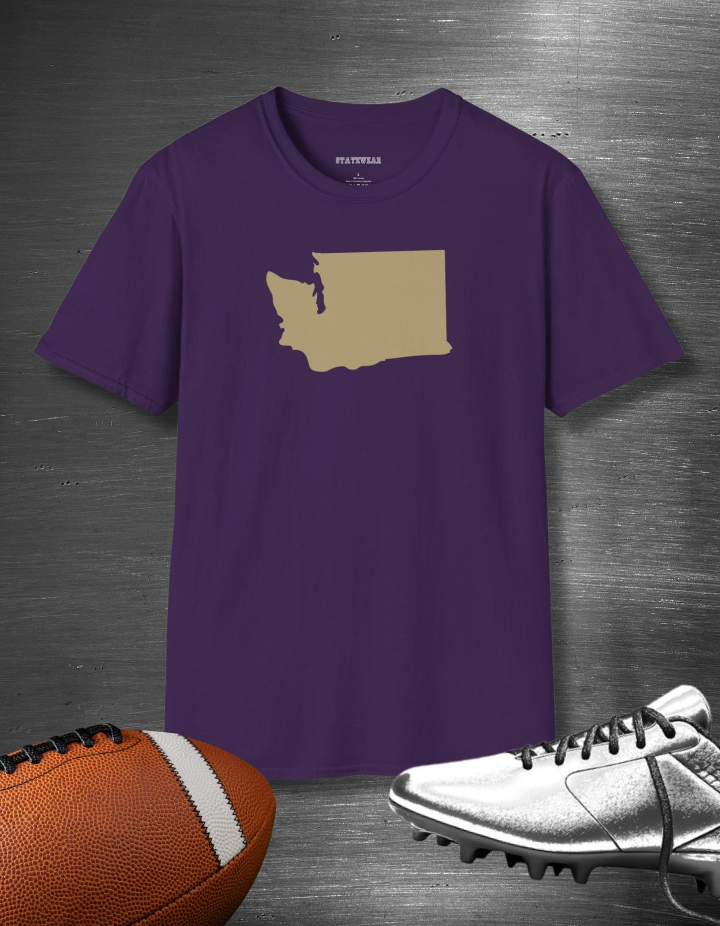 Washington Huskies Purple Unisex Softstyle T-Shirt