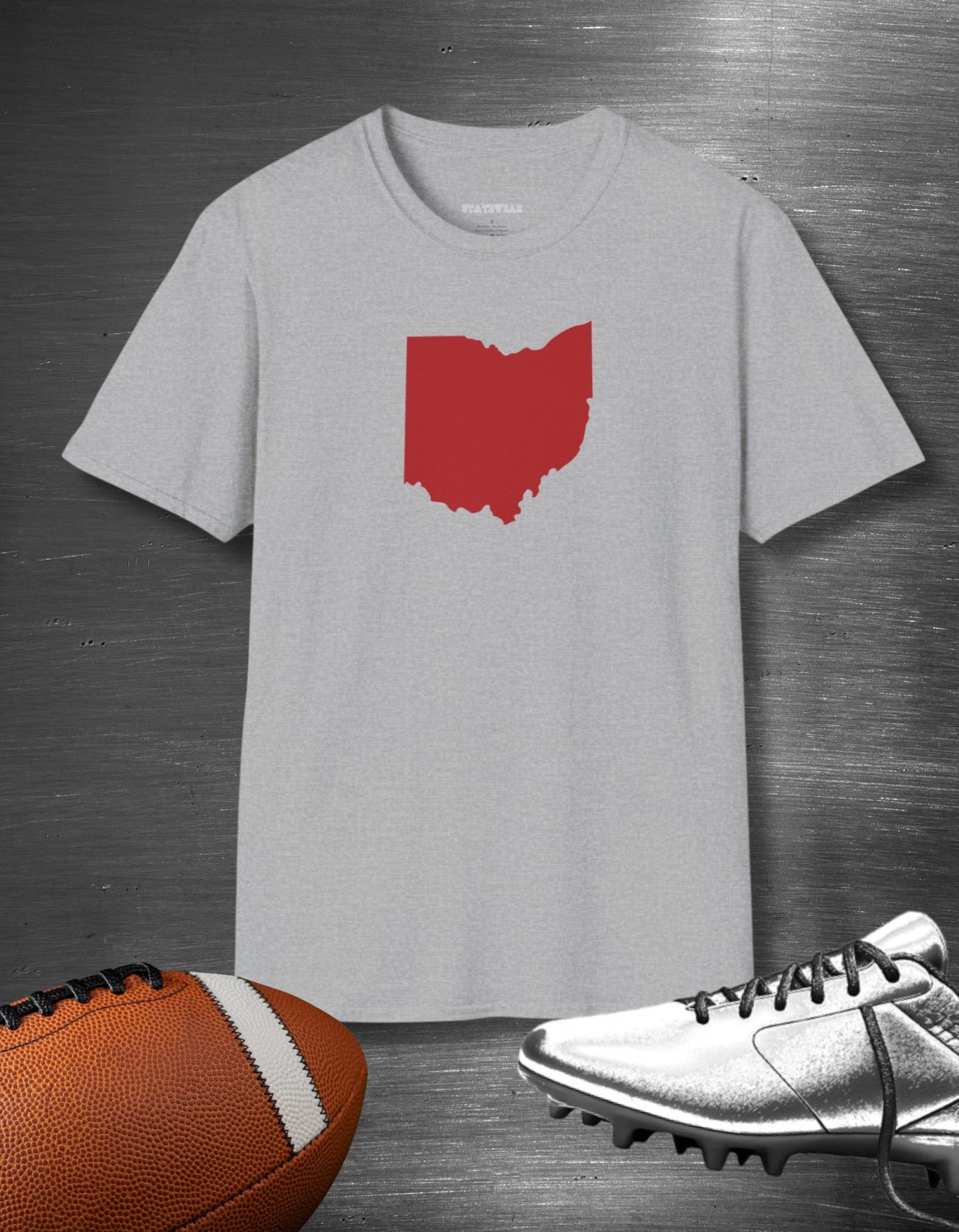 Ohio State Buckeyes Grey Softstyle T-Shirt