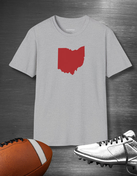 Ohio State Buckeyes Grey Softstyle T-Shirt